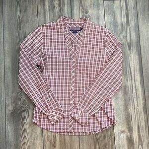 VINEYARD VINES BY SHEP & IAN Long Sleeve Plaid Women’s Button Down | Size 4